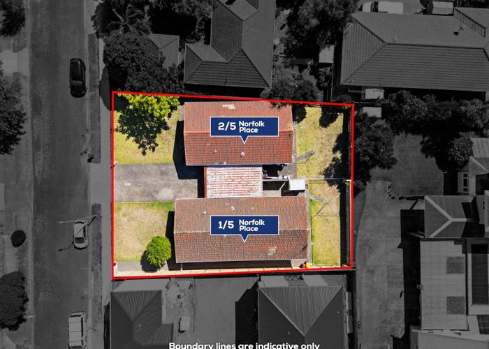  at 1 and 2 / 5 Norfolk Place, Papatoetoe, Manukau City, Auckland
