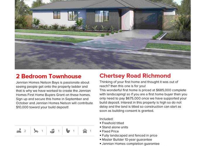  at Lot 814 /29 Cranford Street Richmond , Richmond, Tasman, Nelson / Tasman