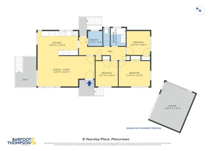  at 6 Yearsley Place, Manurewa, Manukau City, Auckland