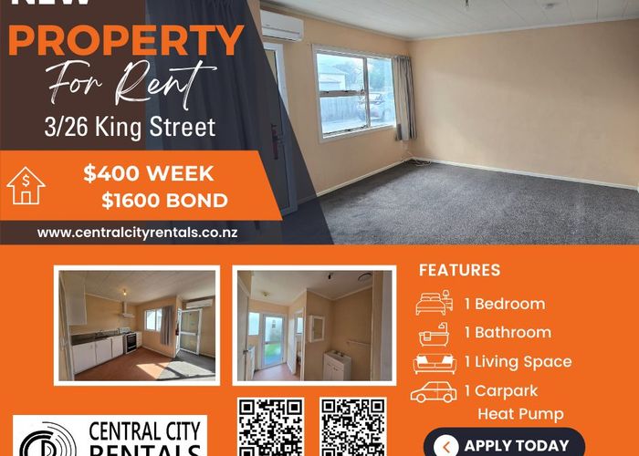  at 3/26 King Street, Victoria, Rotorua, Bay Of Plenty