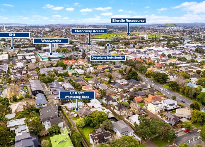  at  1,2&3/75 Wheturangi Road, Greenlane, Auckland City, Auckland