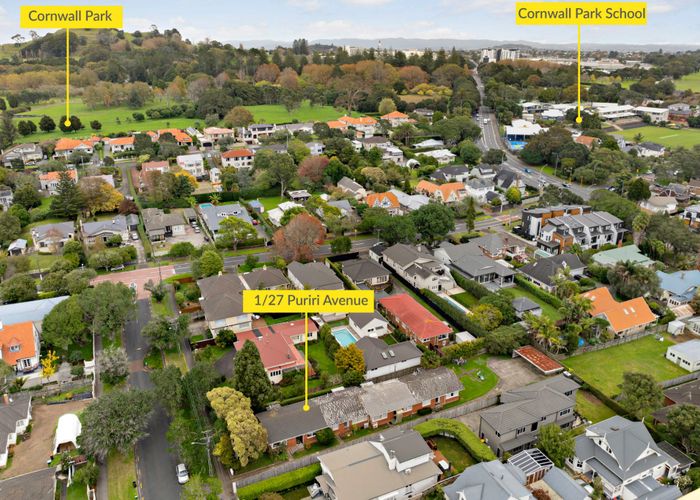  at 1/27 Puriri Avenue, Greenlane, Auckland City, Auckland