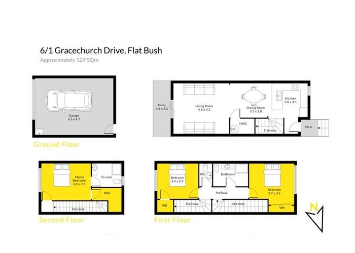  at 6/1 Gracechurch Drive, Flat Bush, Manukau City, Auckland