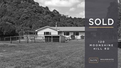  at 120 Moonshine Hill Road, Moonshine Valley