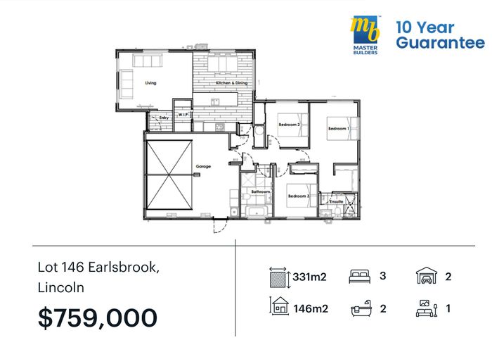  at Lot146 Earlsbrook, Lincoln, Lincoln, Selwyn, Canterbury
