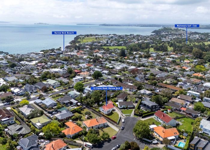  at 22 Fraser Road, Narrow Neck, North Shore City, Auckland