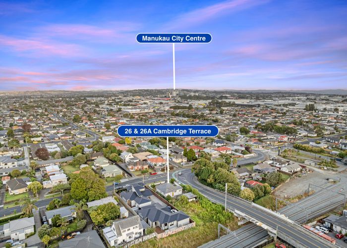  at 26A and 1/26 Cambridge Terrace, Papatoetoe, Manukau City, Auckland