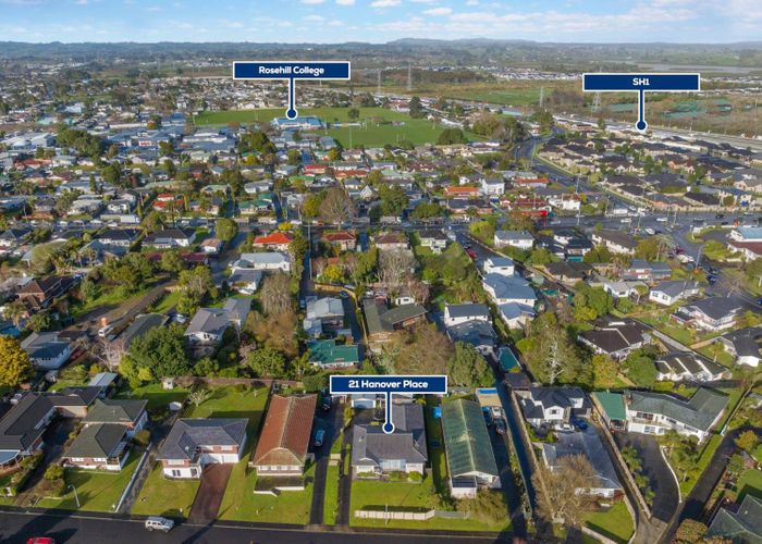  at 21 Hanover Place, Pahurehure, Papakura