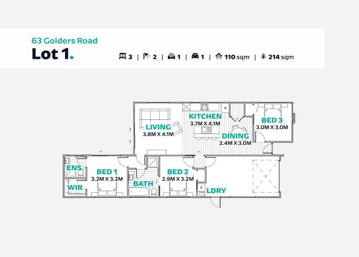  at Lot 1, 63 Golders Road, Elderslea, Upper Hutt, Wellington