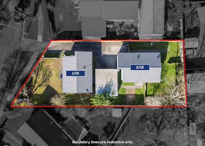  at 1 & 2/15 Stoll Place, Manurewa, Manukau City, Auckland