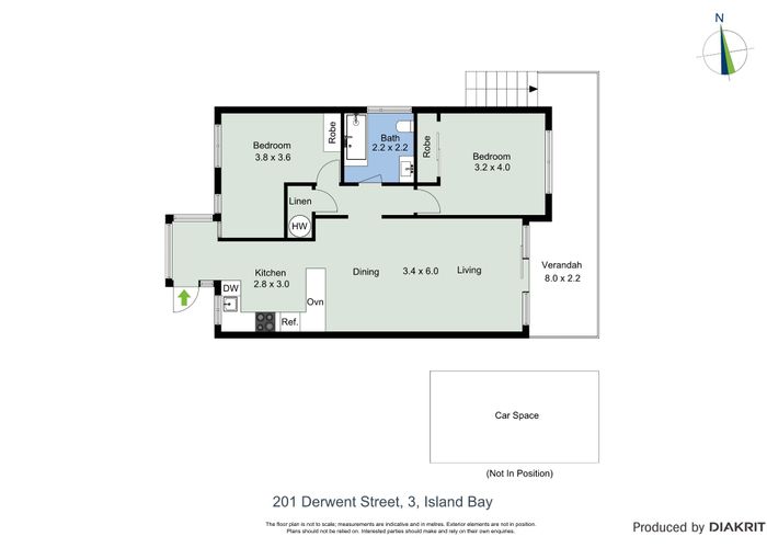  at 3/201 Derwent street, Island Bay, Wellington, Wellington