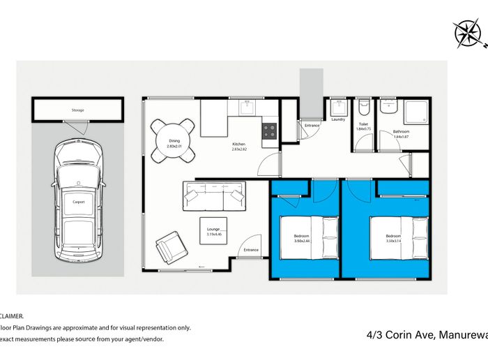  at 4/3 Corin Avenue, Manurewa, Manukau City, Auckland