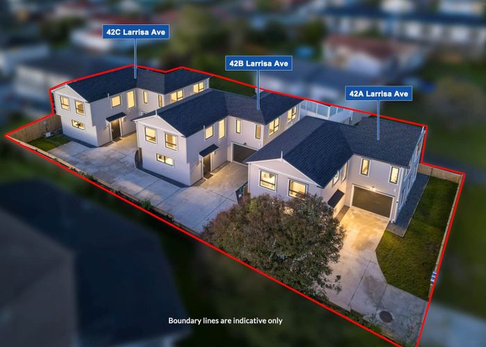 at 42A,B,C Larissa Avenue, Henderson, Waitakere City, Auckland