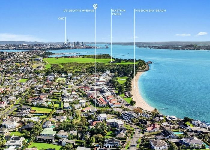  at 1/5 Selwyn Avenue, Mission Bay, Auckland City, Auckland