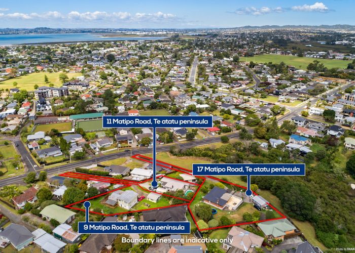  at 9,11,17 Matipo Road, Te Atatu Peninsula, Waitakere City, Auckland