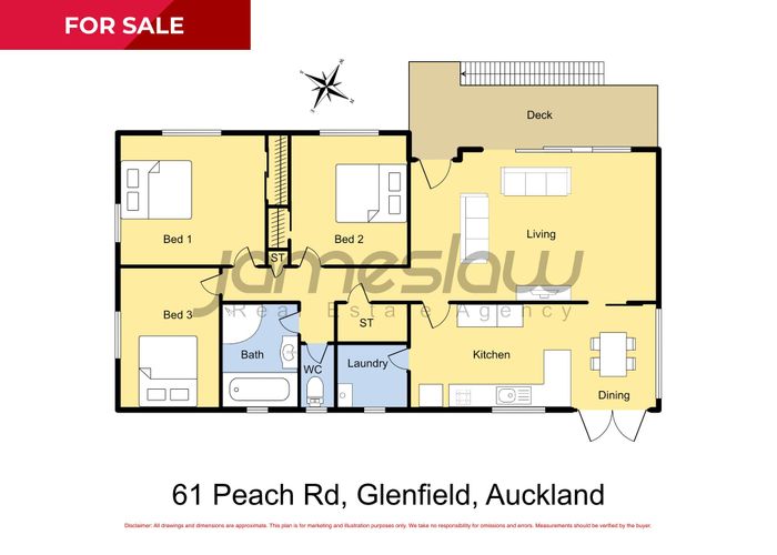  at 61 Peach Road, Glenfield, North Shore City, Auckland