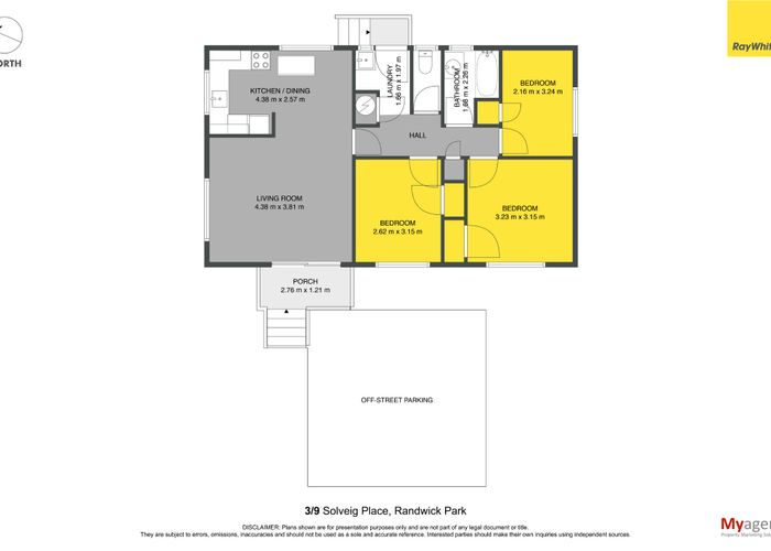  at 3/9 Solveig Place, Randwick Park, Manukau City, Auckland