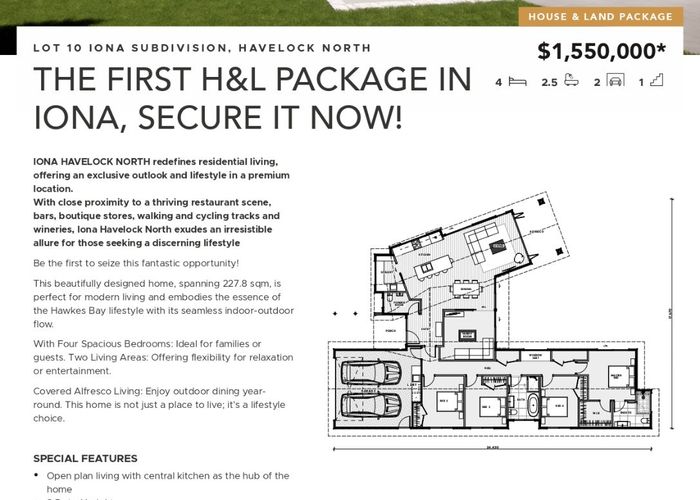  at Lot 10 Iona Subdivision, Havelock North, Hastings, Hawke's Bay
