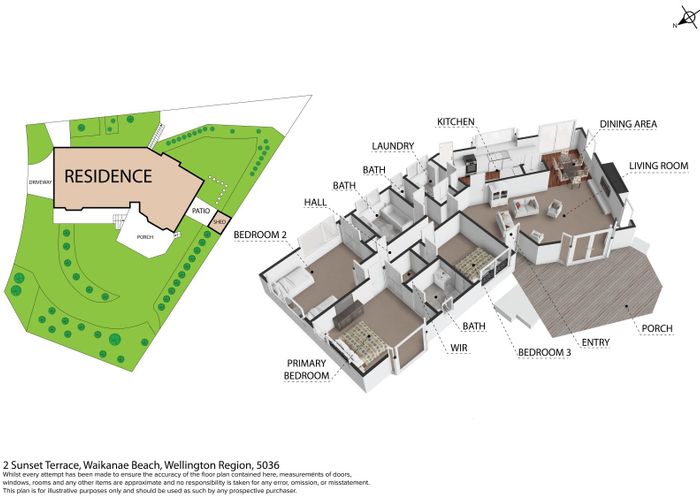  at 2 Sunset Terrace, Waikanae Beach, Kapiti Coast, Wellington