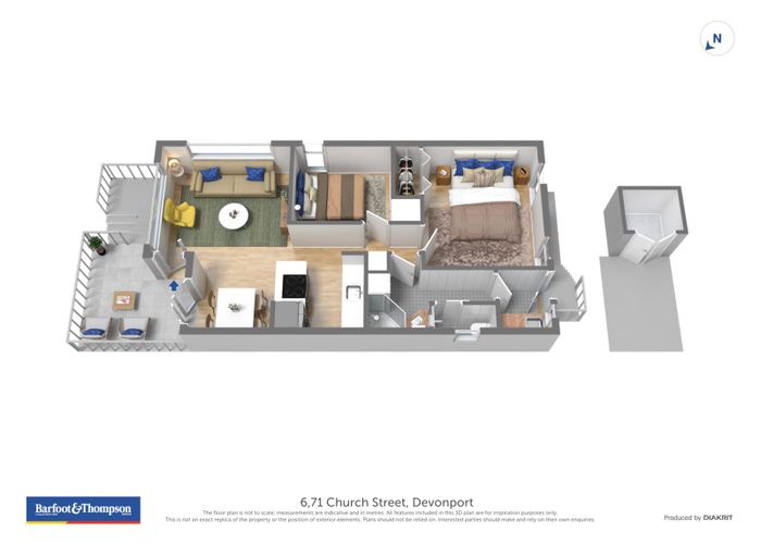  at 6/71 Church Street, Devonport, Auckland