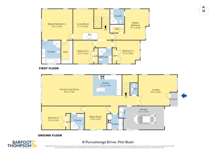  at 6  Puruatanga Drive, Flat Bush, Manukau City, Auckland