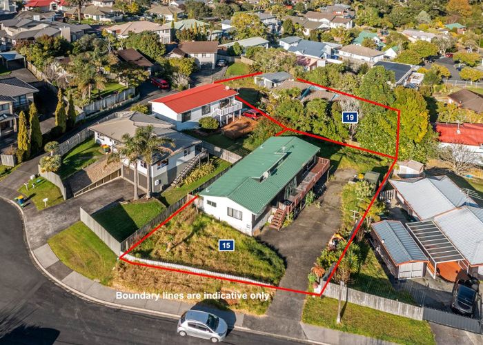  at 15 & 19 Grenadine Place, Unsworth Heights, North Shore City, Auckland