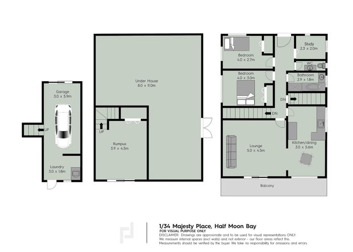  at 1/34 Majesty Place, Half Moon Bay, Manukau City, Auckland