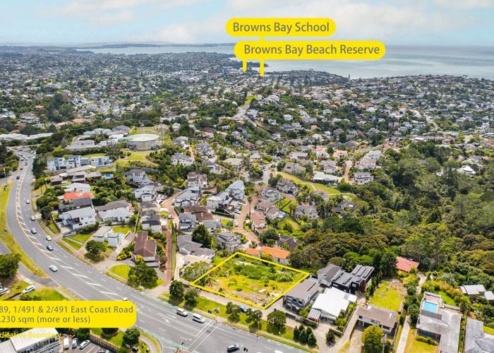  at 489 & 491 East Coast Road, Murrays Bay, North Shore City, Auckland