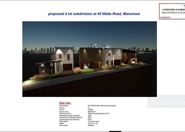  at 45 Watts Road, Manurewa, Manukau City, Auckland