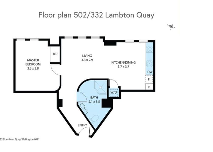  at 502/332 Lambton Quay, Wellington Central, Wellington, Wellington