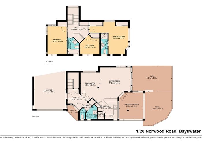  at 2/20 Norwood Road, Bayswater, Auckland