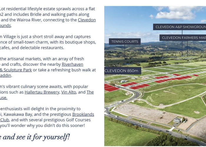  at Lot 9/7 Pureirei Road, Clevedon, Manukau City, Auckland