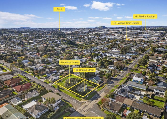  at 51a Alfred Street & 186 Church Street, Onehunga, Auckland City, Auckland