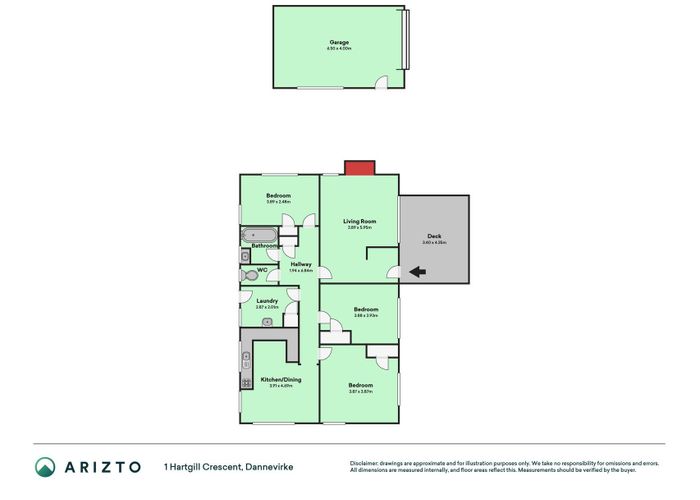  at 1 Hartgill Crescent, Dannevirke, Tararua, Manawatu / Whanganui