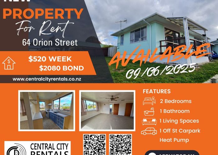  at 64 Orion Street, Sunnybrook, Rotorua, Bay Of Plenty