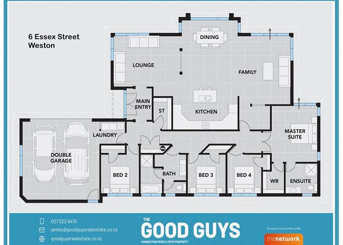  at 6 Essex Street, Weston, Waitaki, Otago