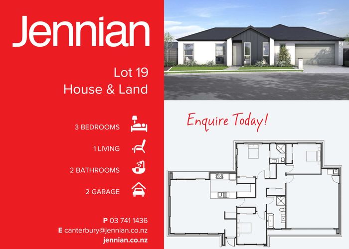  at Lot 19 - Geoff Geering Drive, Netherby, Ashburton, Canterbury