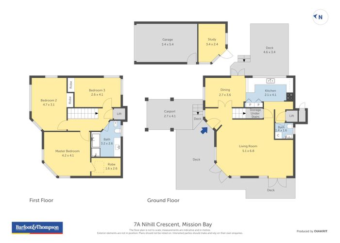  at 7A Nihill Crescent, Mission Bay, Auckland