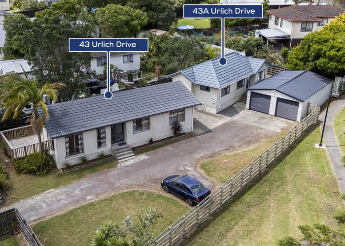  at 43 & 43A Urlich Drive, Ranui, Waitakere City, Auckland