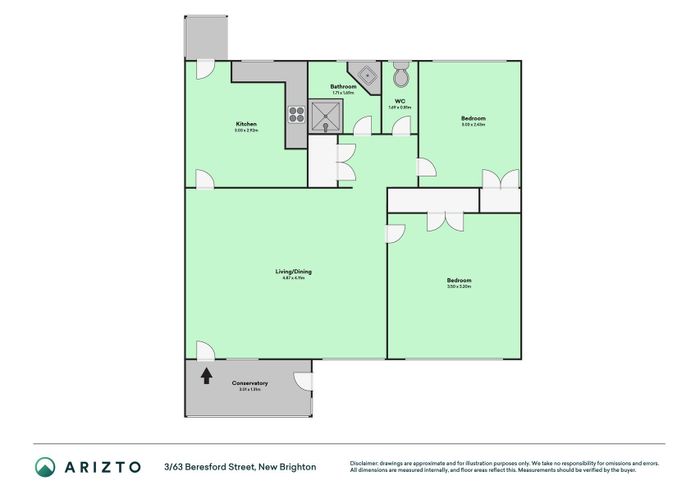  at 3/63 Beresford Street, New Brighton, Christchurch City, Canterbury