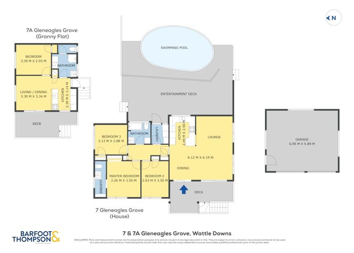  at 7A & 7 Gleneagles Grove, Wattle Downs, Manukau City, Auckland