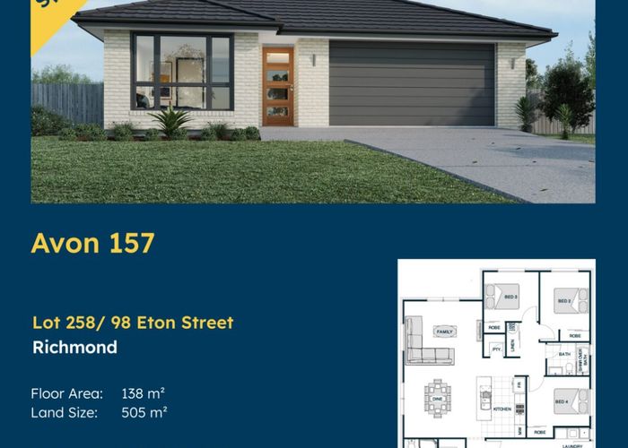  at 98 Eton Street, Richmond, Tasman, Nelson / Tasman