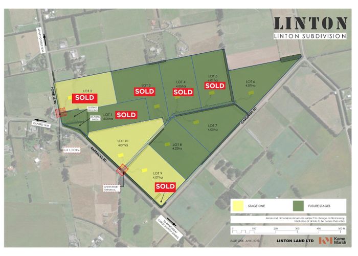  at 84 Barracks Road and 28, 34, 64 Linton Lane, Oxford, Waimakariri, Canterbury