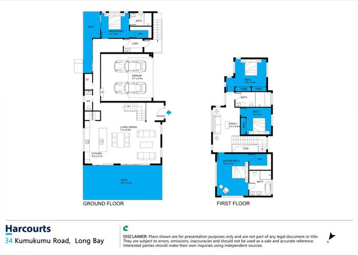  at 34 Kumukumu Road, Long Bay, North Shore City, Auckland