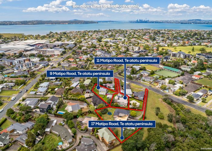  at 9,11,17 Matipo Road, Te Atatu Peninsula, Waitakere City, Auckland