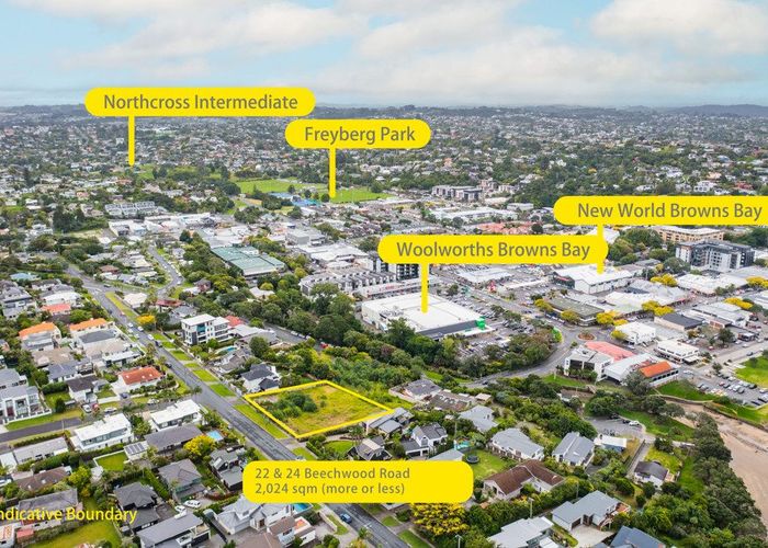  at 22 & 24 Beechwood Road, Rothesay Bay, North Shore City, Auckland