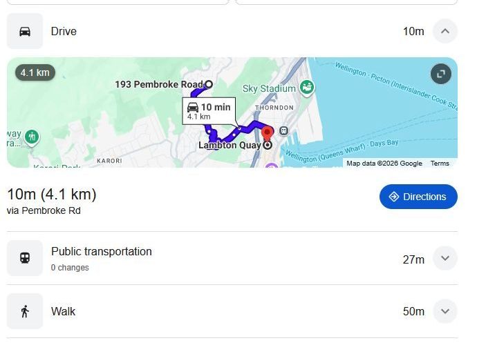  at Lower flat/193 Pembroke Road, Wilton, Wellington, Wellington