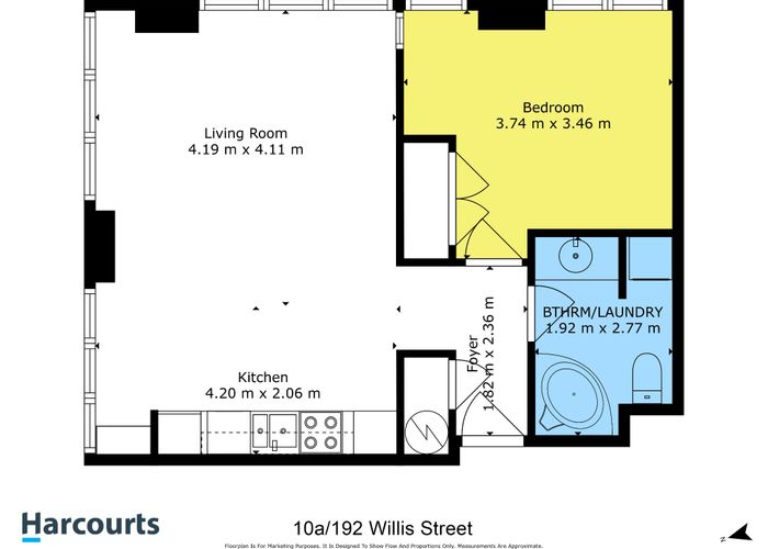  at 10A/192 Willis Street, Te Aro, Wellington, Wellington