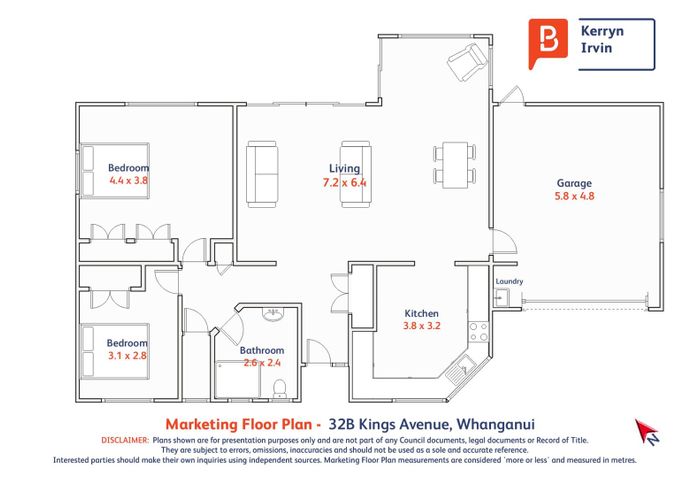  at 32B Kings Avenue, Gonville, Whanganui, Manawatu / Whanganui