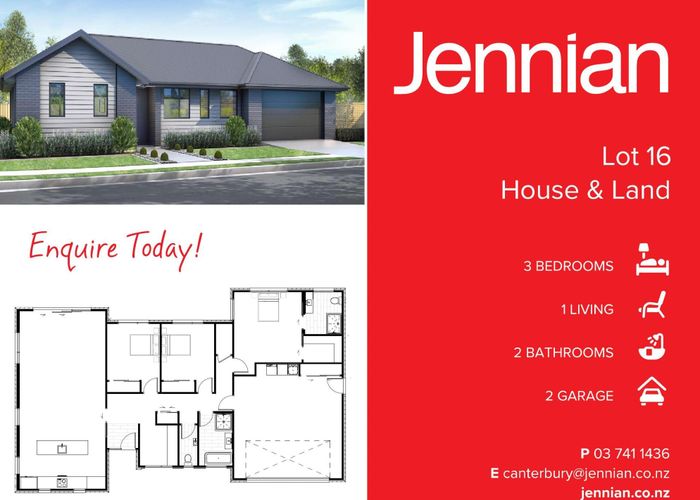  at Lot 16 - Geoff Geering Drive, Netherby, Ashburton, Canterbury